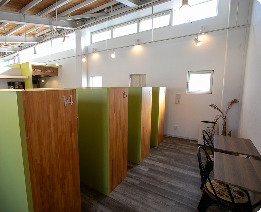 設備がそろった使いやすい空間