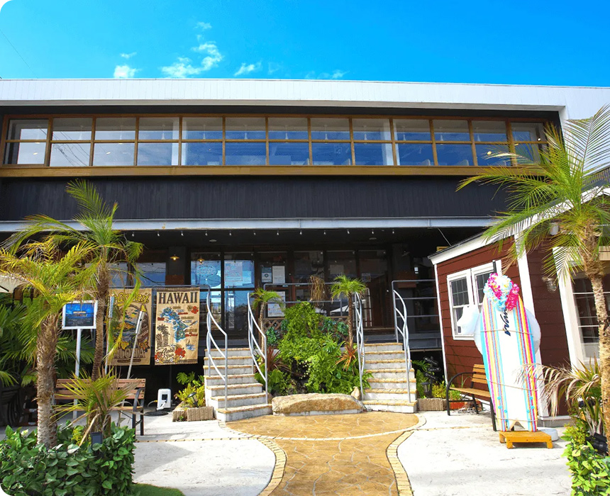 リゾート感ある落ち着いたロケーション